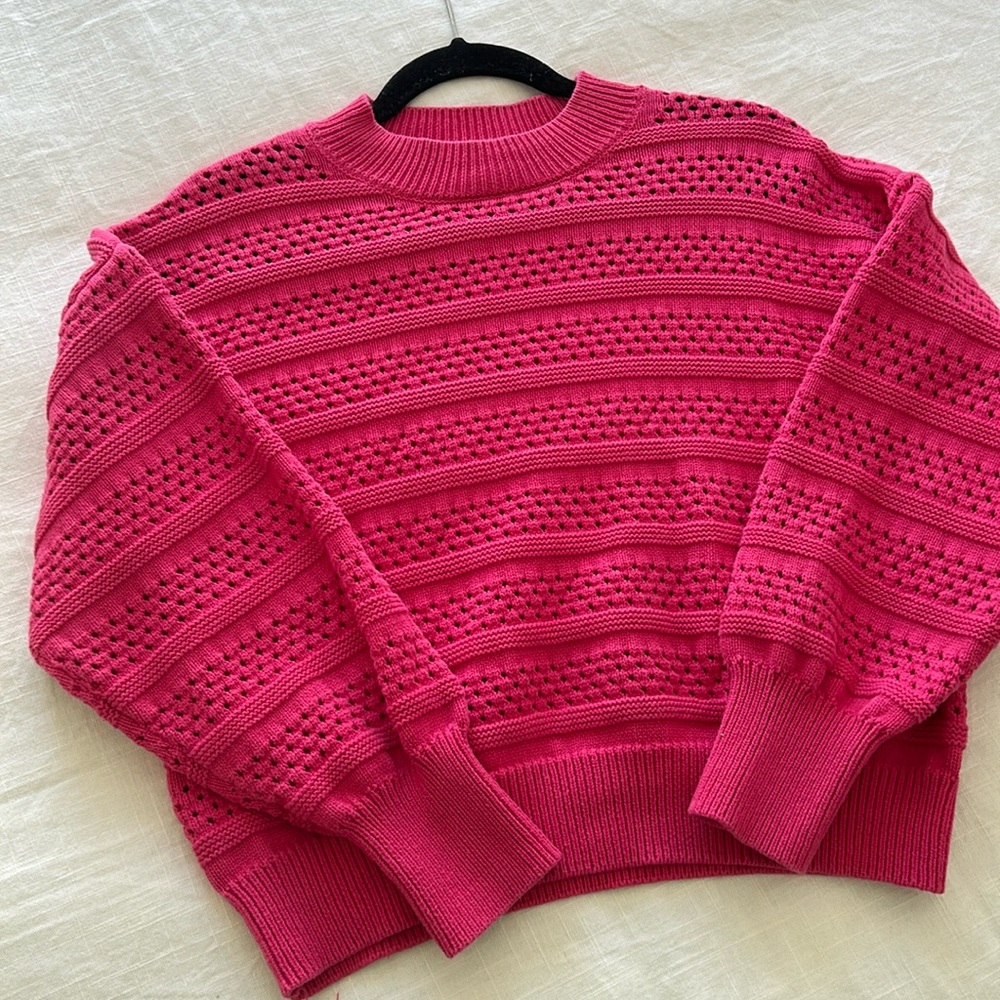 Pink sweater